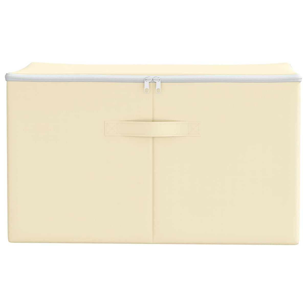 Storage Box 6 pcs Non-woven fabric 60 x 43 x 35 cm 90.3 L Cream