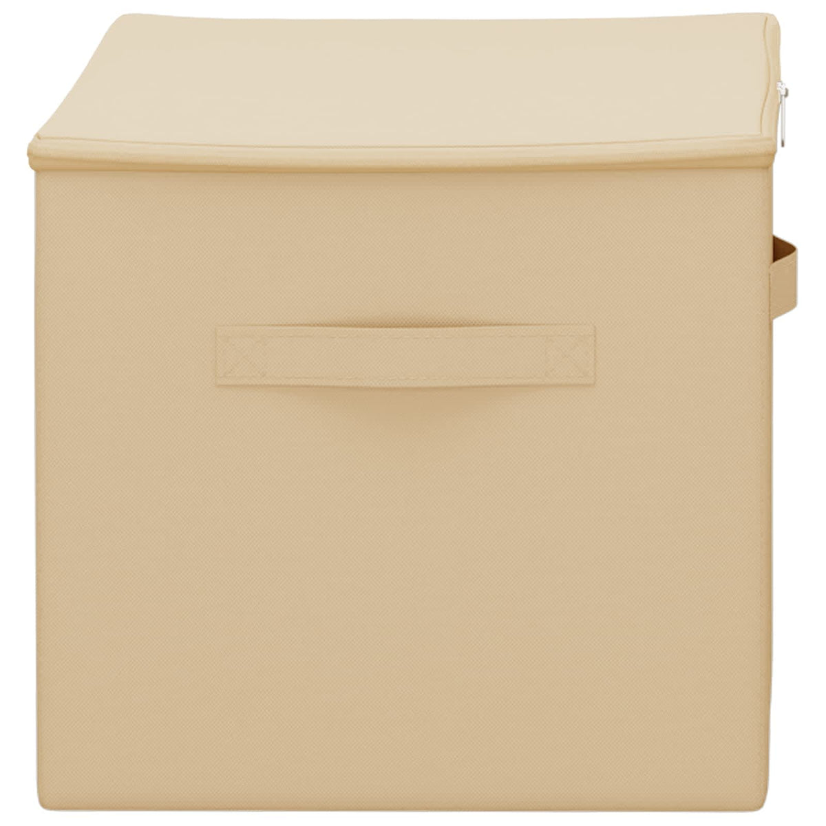 Storage Box 6 pcs Non-woven fabric 60 x 43 x 35 cm 90.3 L Cream