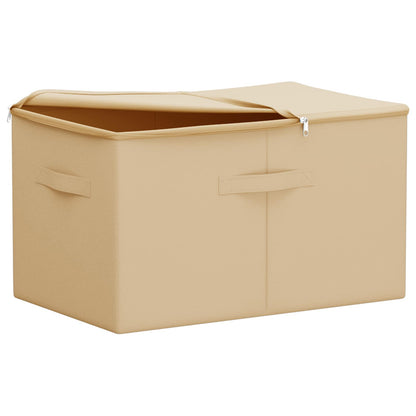 Storage Box 24 pcs Cream 60 x 43 x 35 cm Non-woven fabric