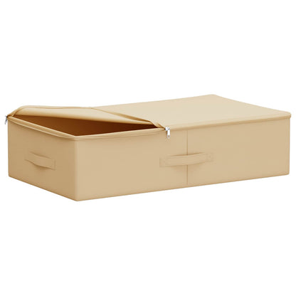 Storage Box 6 pcs Cream 70 x 40 x 18 cm Non-woven fabric