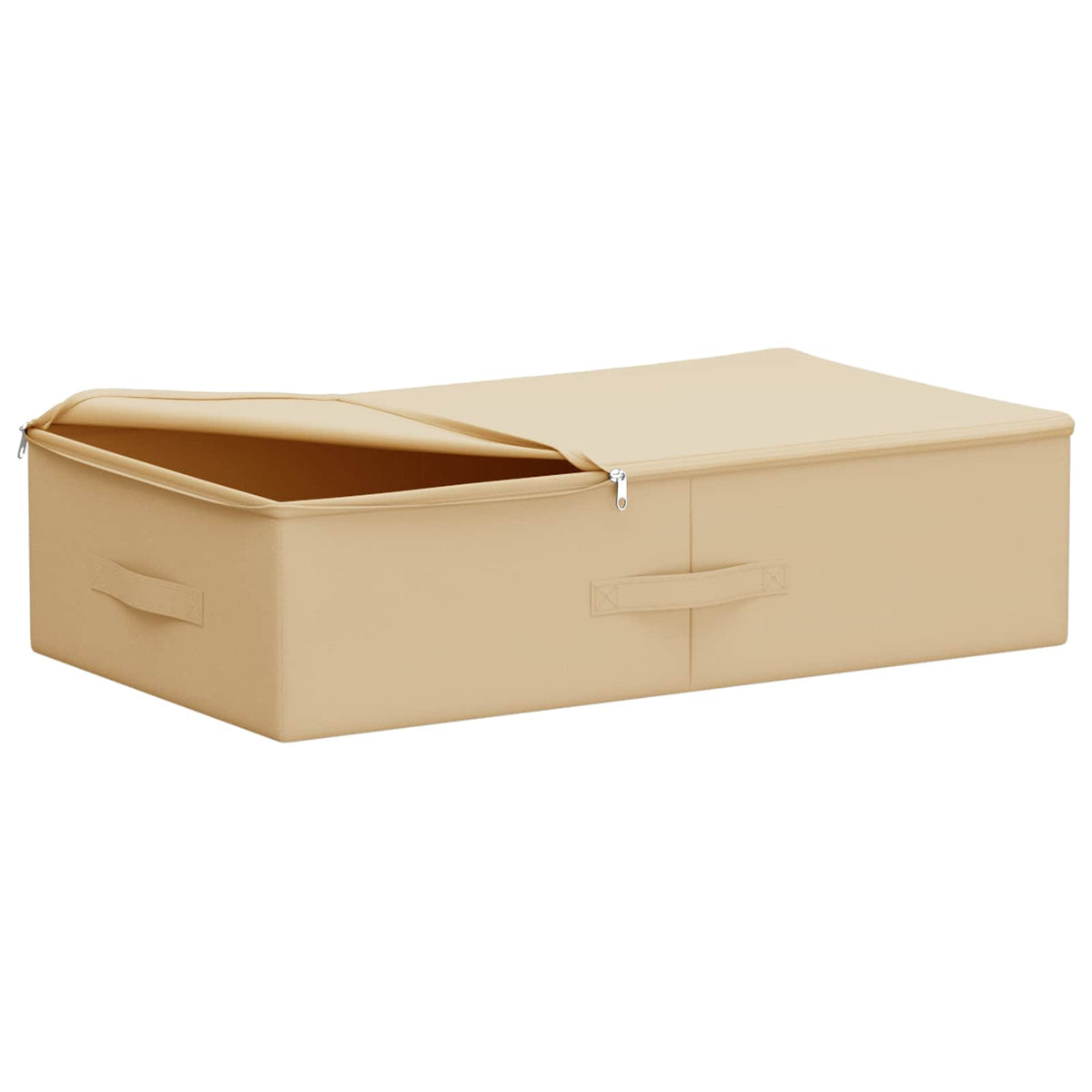 Storage Box 6 pcs Non-woven fabric 70 x 40 x 18 cm 50.4 L Cream