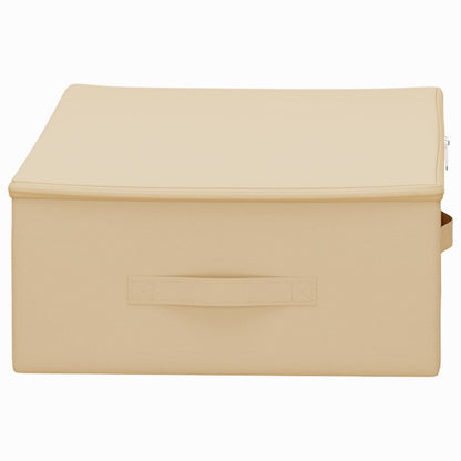 Storage Box 24 pcs Cream 70 x 40 x 18 cm Non-woven fabric