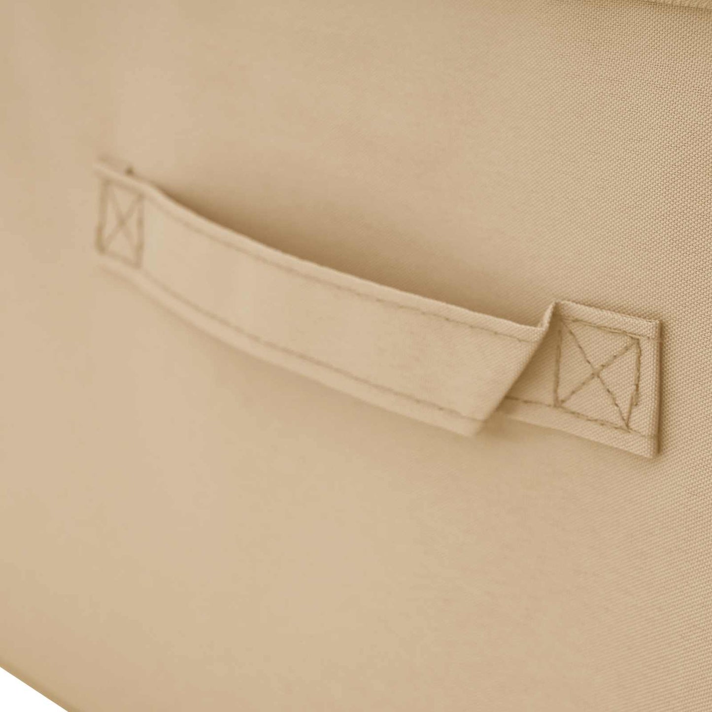 Storage Box 2 pcs Cream 100 x 50 x 18 cm Non-woven fabric