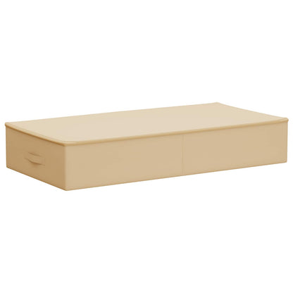 Storage Box 2 pcs Cream 100 x 50 x 18 cm Non-woven fabric