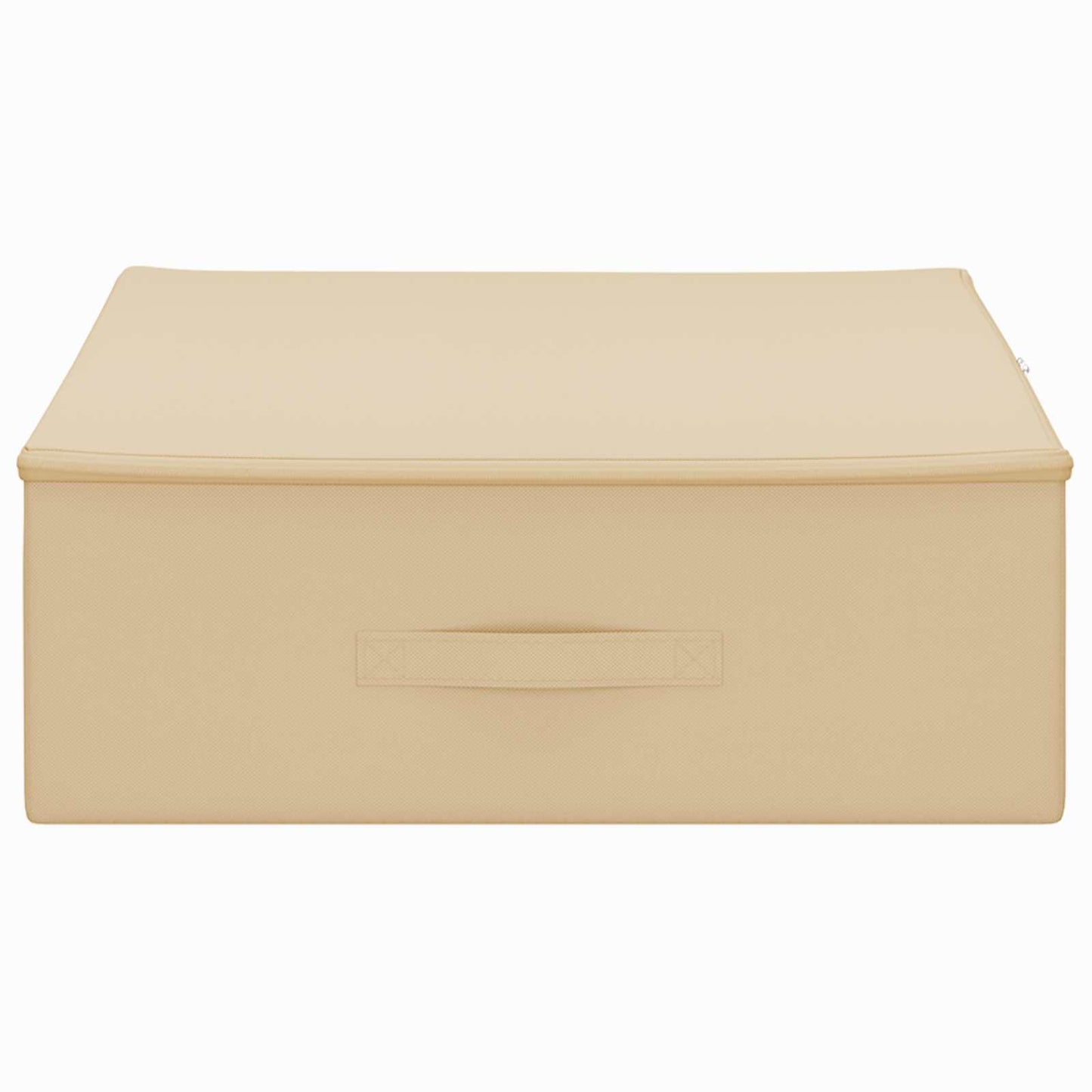 Storage Box 2 pcs Cream 100 x 50 x 18 cm Non-woven fabric
