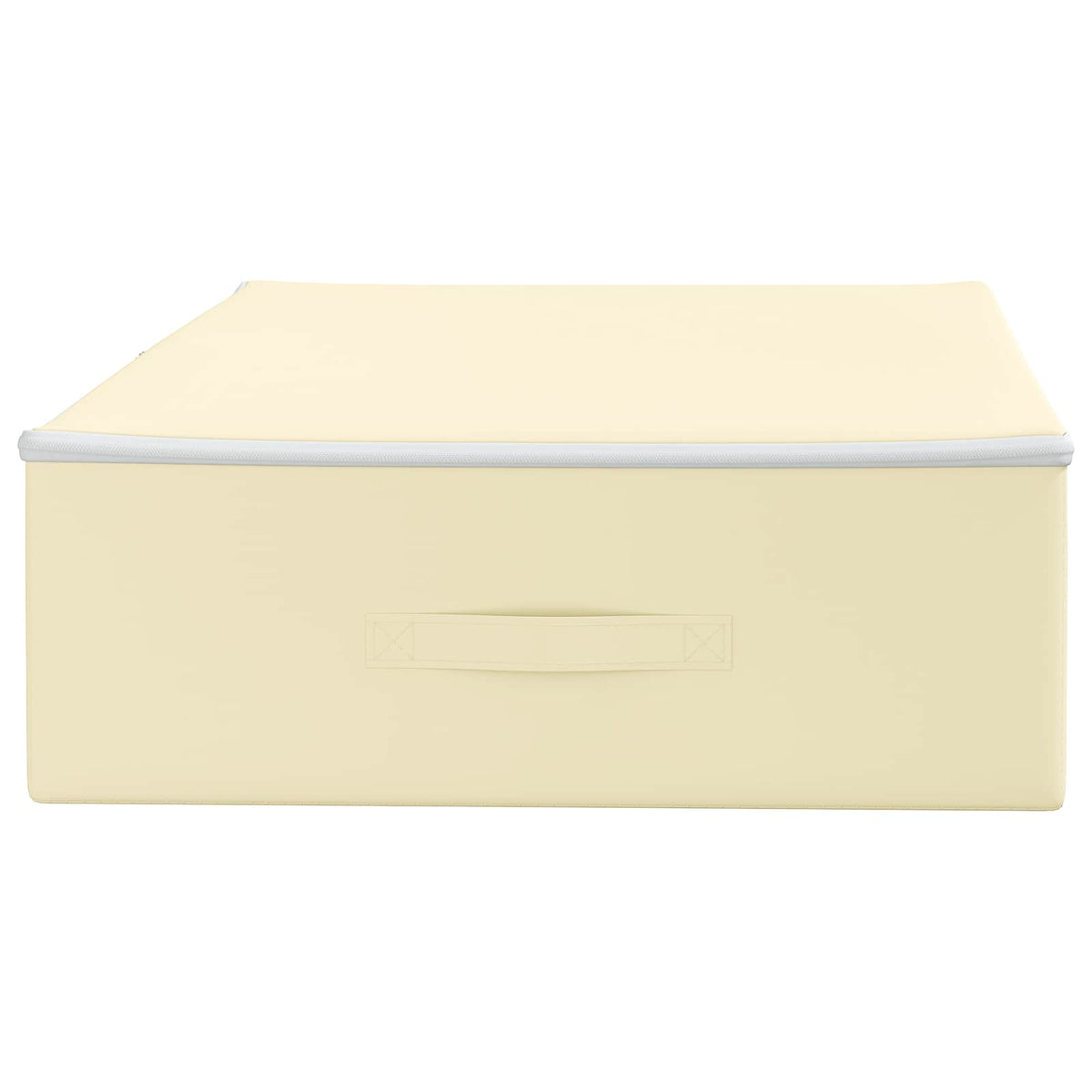 Storage Box 24 pcs Non-woven fabric 100 x 50 x 18 cm 90 L Cream