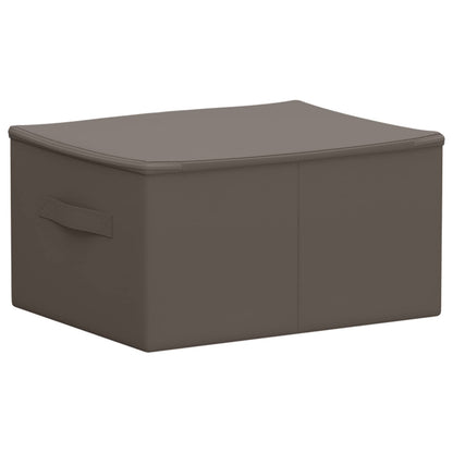 Storage Box 6 pcs Grey 43 x 34 x 23 cm Non-woven fabric