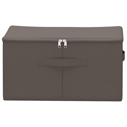 Storage Box 6 pcs Grey 43 x 34 x 23 cm Non-woven fabric