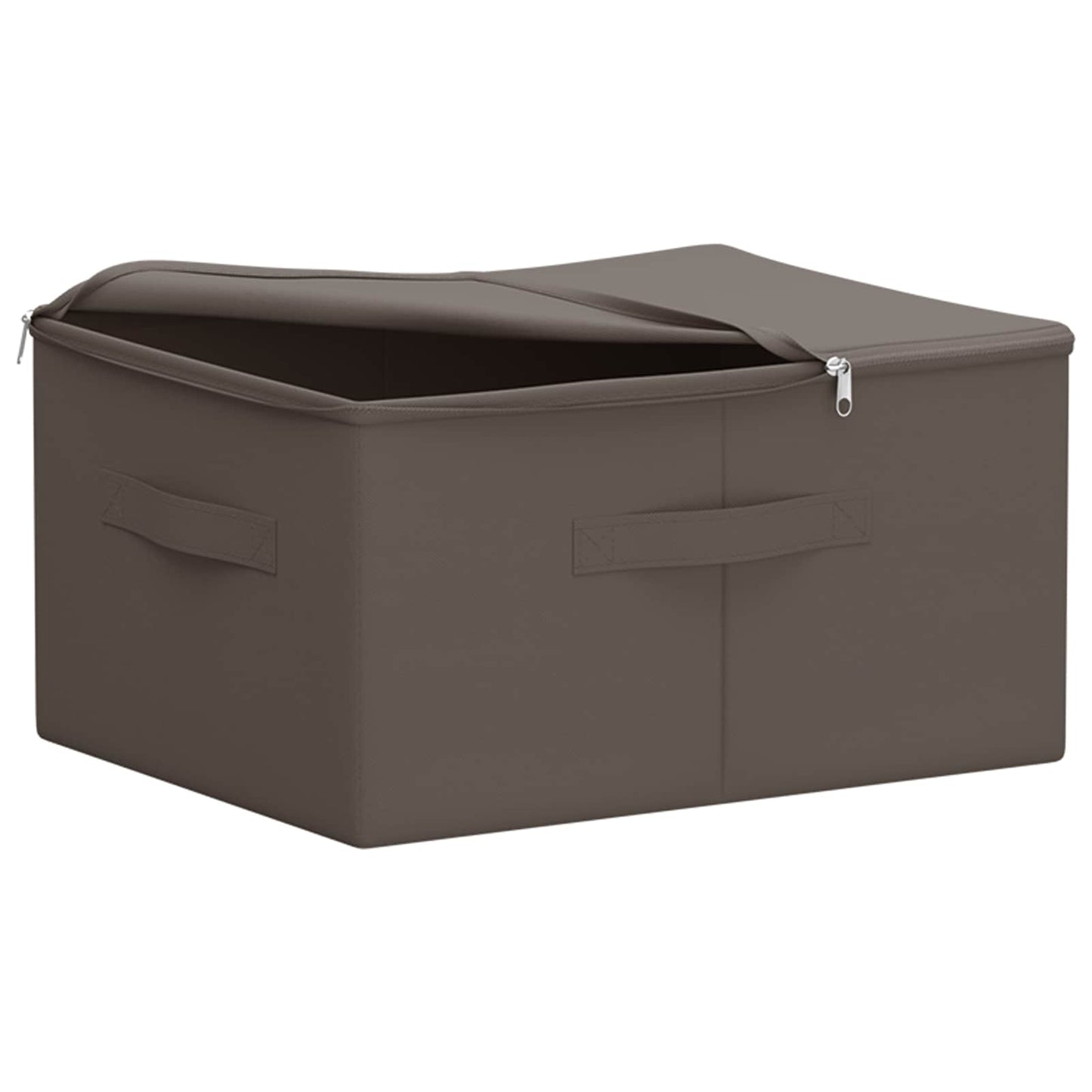 Storage Box 6 pcs Grey 50 x 30 x 25 cm Non-woven fabric