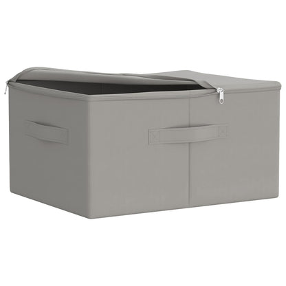 Storage Box 6 pcs Non-woven fabric 50 x 30 x 25 cm 37.5 L Grey