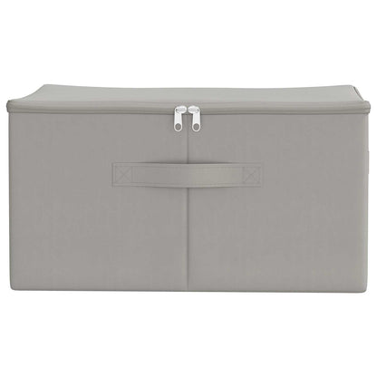 Storage Box 6 pcs Non-woven fabric 50 x 30 x 25 cm 37.5 L Grey