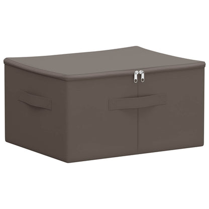 Storage Box 24 pcs Non-woven fabric 50 x 30 x 25 cm 37.5 L Grey