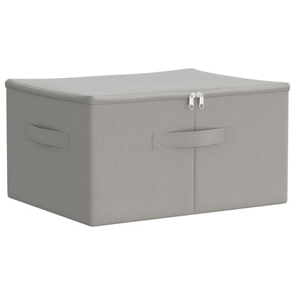 Storage Box 24 pcs Non-woven fabric 50 x 30 x 25 cm 37.5 L Grey