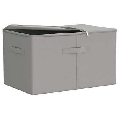 Storage Box 24 pcs Non-woven fabric 60 x 43 x 35 cm 90.3 L Grey