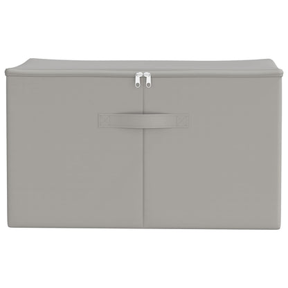 Storage Box 24 pcs Non-woven fabric 60 x 43 x 35 cm 90.3 L Grey