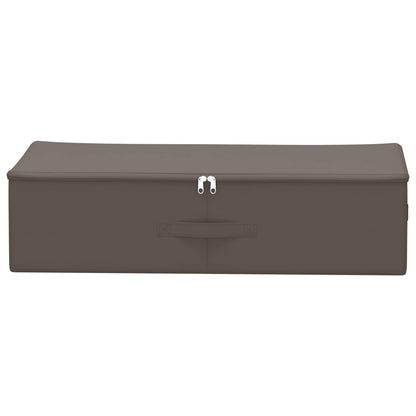Storage Box 6 pcs Grey 70 x 40 x 18 cm Non-woven fabric