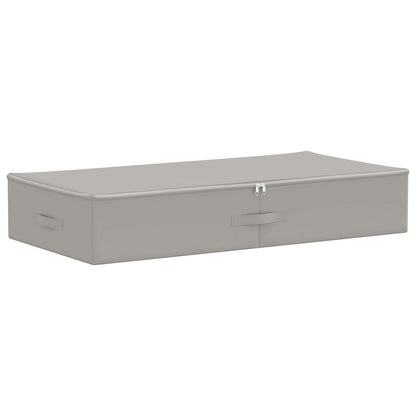 Storage Box 24 pcs Non-woven fabric 100 x 50 x 18 cm 90 L Grey