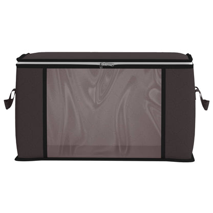 Storage Box with Transparent Side Window 2 pcs Anthracite