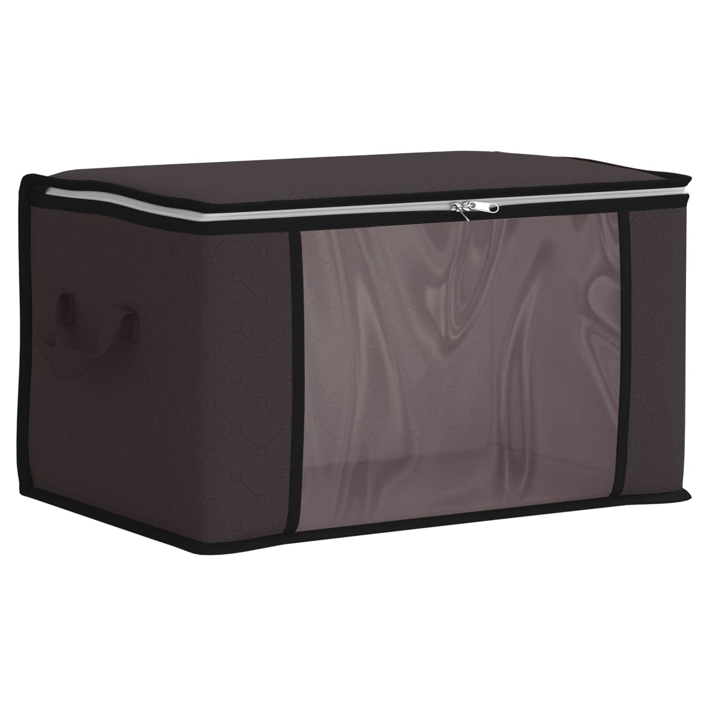 Storage Box with Transparent Side Window Anthracite