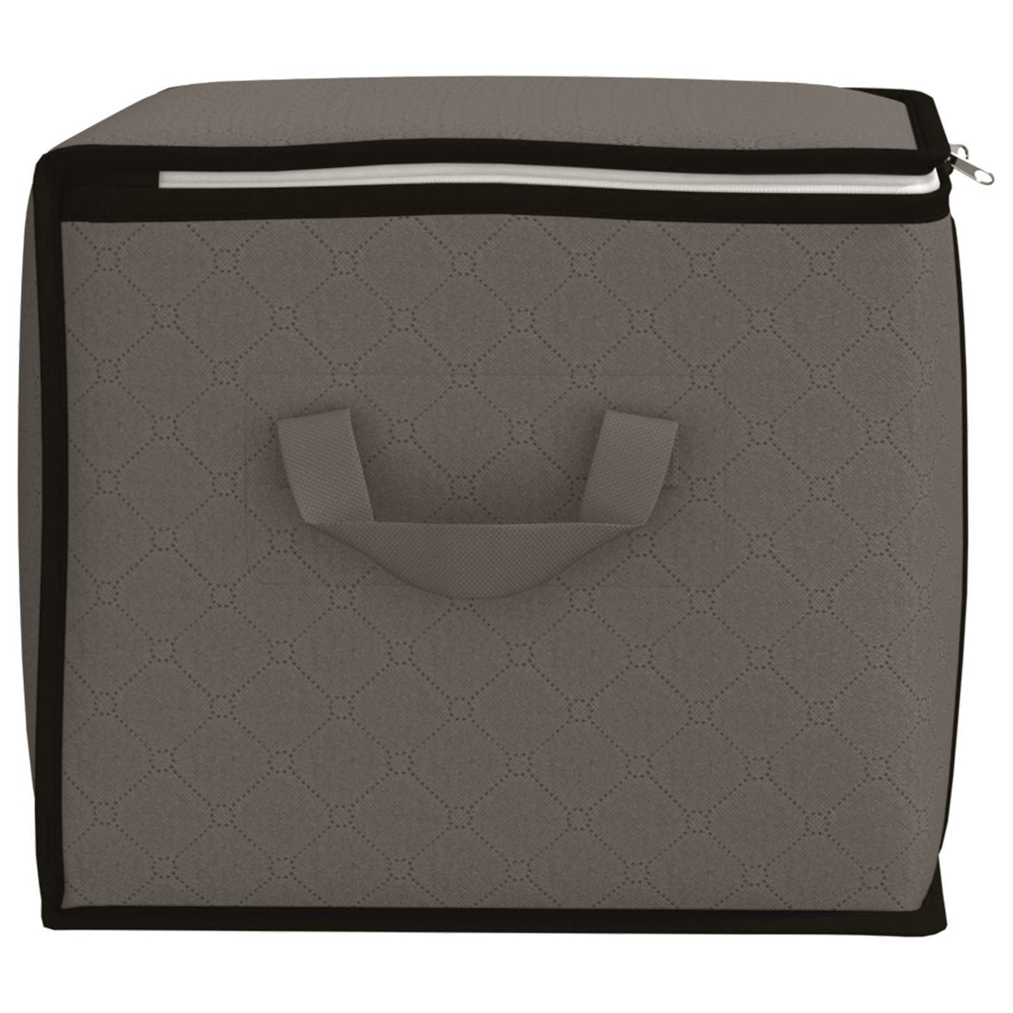 Storage Box with Transparent Side Window Grey 55 x 35 x 32 cm