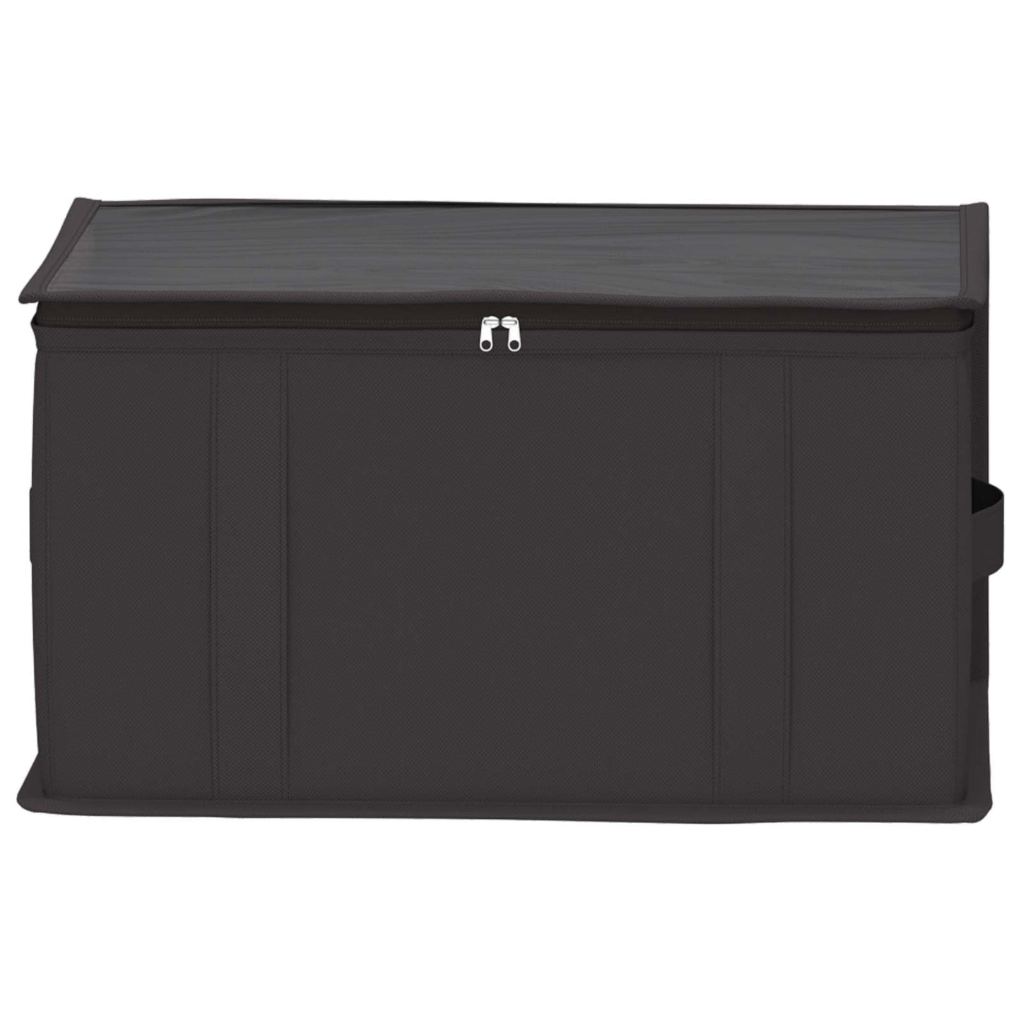 Storage Box with Transparent Top Window 2 pcs Anthracite