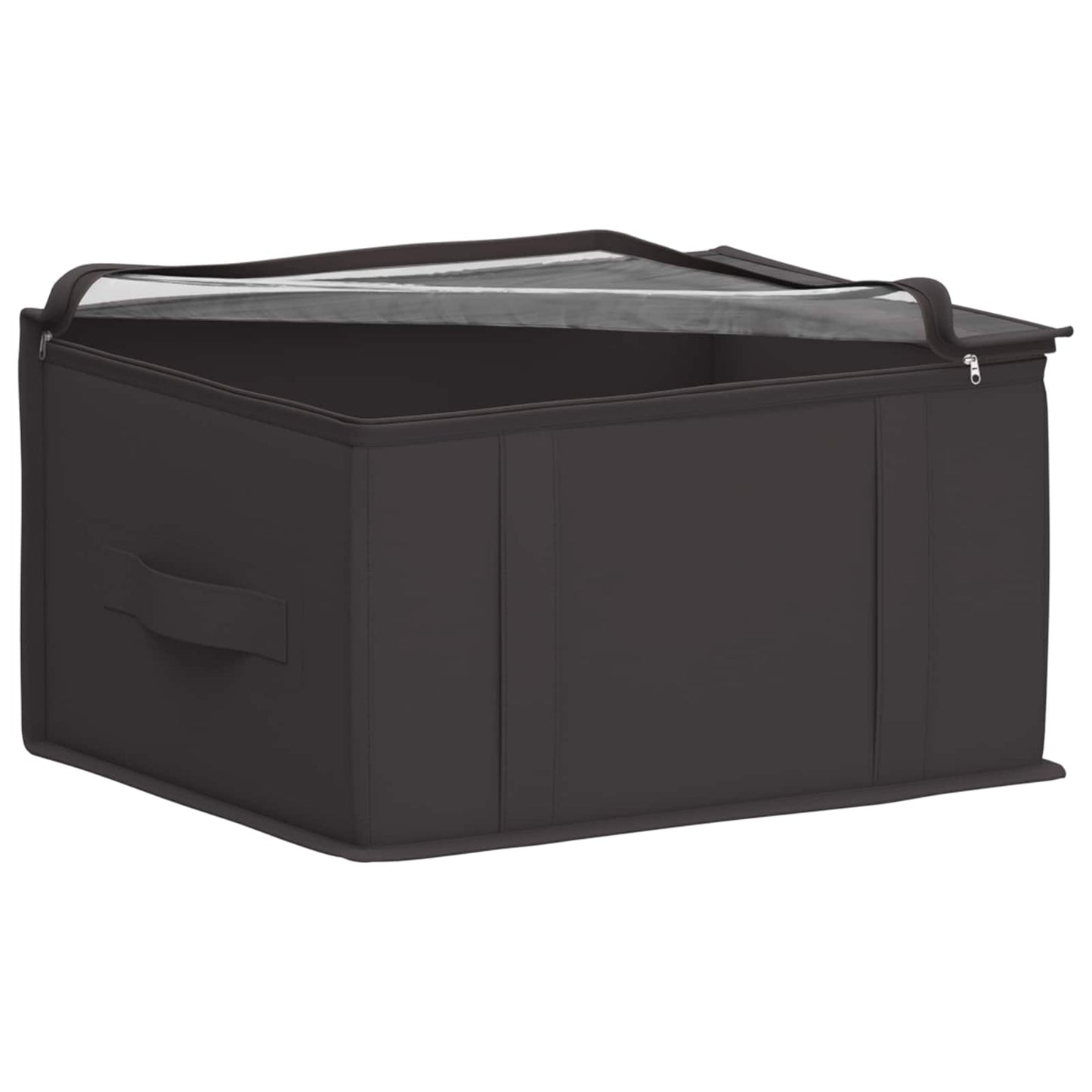 Storage Box with Transparent Top Window 6 pcs Anthracite