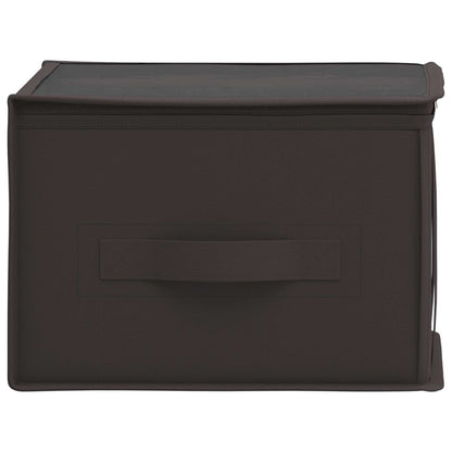 Storage Box with Transparent Top Window 6 pcs Anthracite