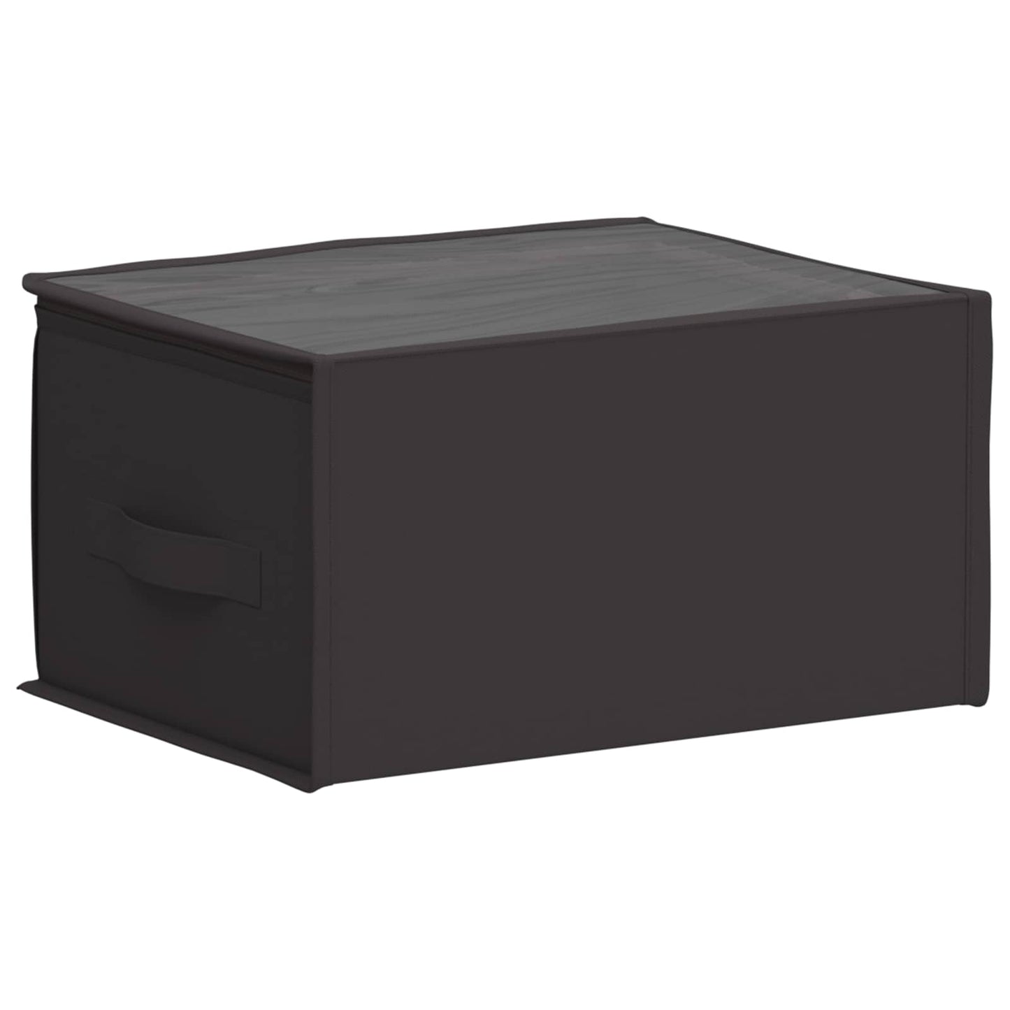 Storage Box with Transparent Top Window 2 pcs Anthracite