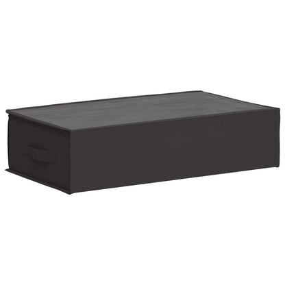 Storage Box with Transparent Top Window 2 pcs Anthracite