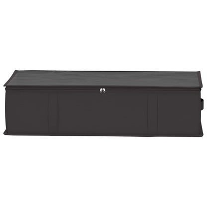 Storage Box with Transparent Top Window 2 pcs Anthracite
