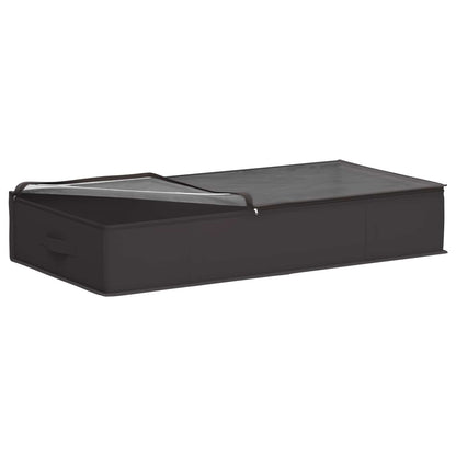 Storage Box with Transparent Top Window 2 pcs Anthracite