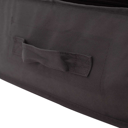 Storage Box with Transparent Top Window 6 pcs Anthracite