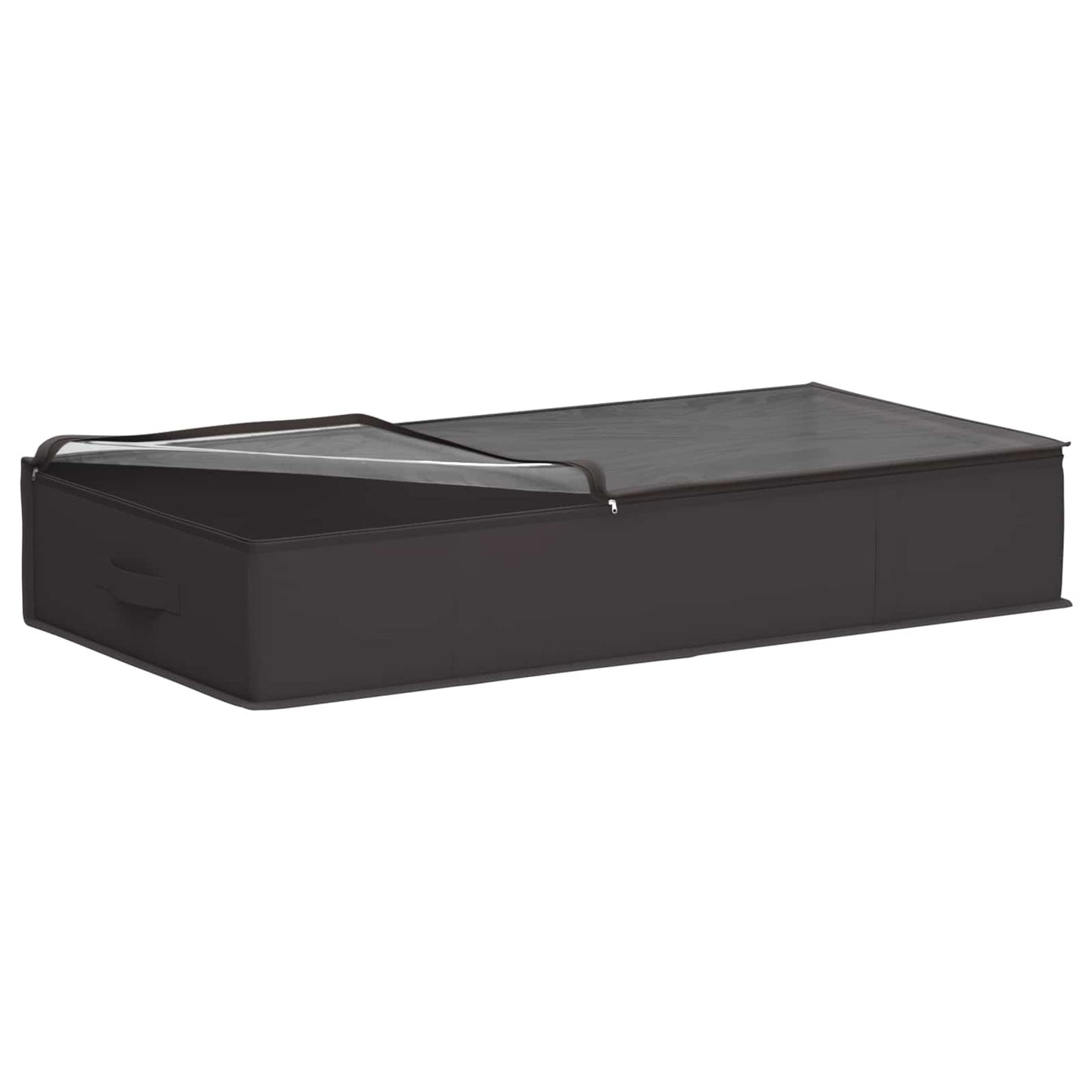 Storage Box with Transparent Top Window 2 pcs Anthracite