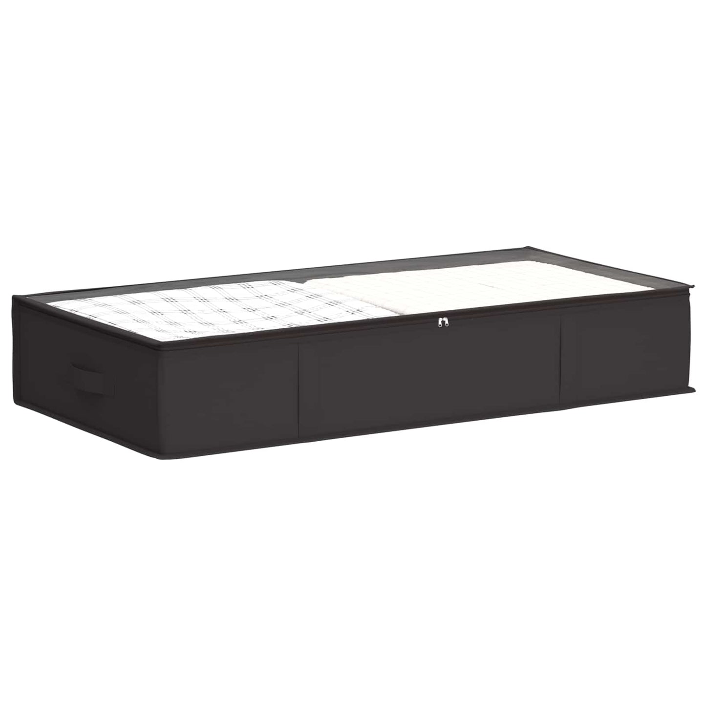 Storage Box with Transparent Top Window 2 pcs Anthracite