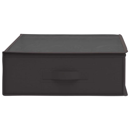 Storage Box with Transparent Top Window 6 pcs Anthracite
