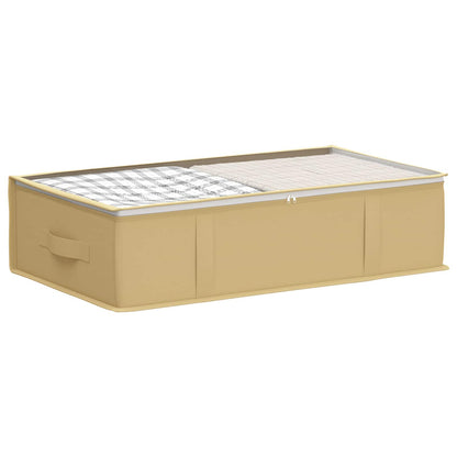 Storage Box with Transparent Top Window 6 pcs Cream