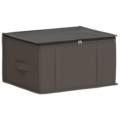 Storage Box with Transparent Top Window Grey 50 x 30 x 25 cm