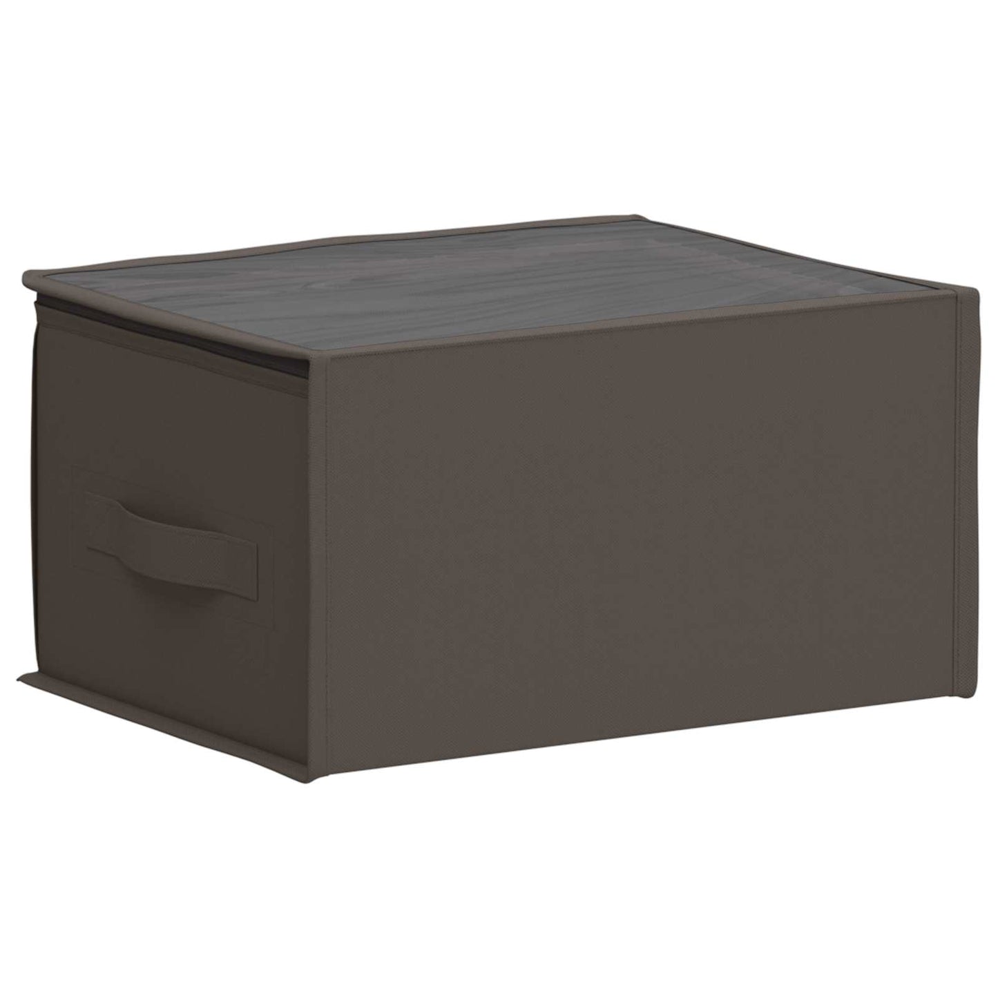 Storage Box with Transparent Top Window Grey 50 x 30 x 25 cm