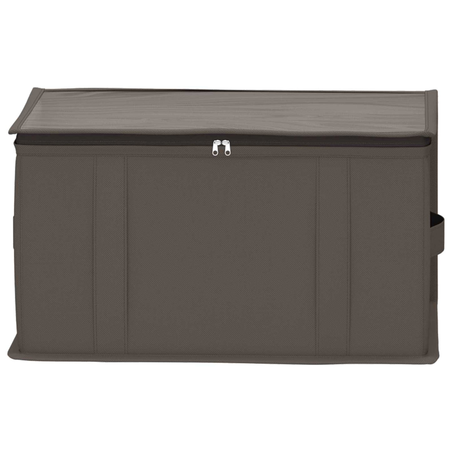 Storage Box with Transparent Top Window Grey 50 x 30 x 25 cm