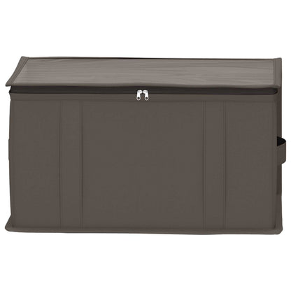 Storage Box with Transparent Top Window Grey 50 x 30 x 25 cm