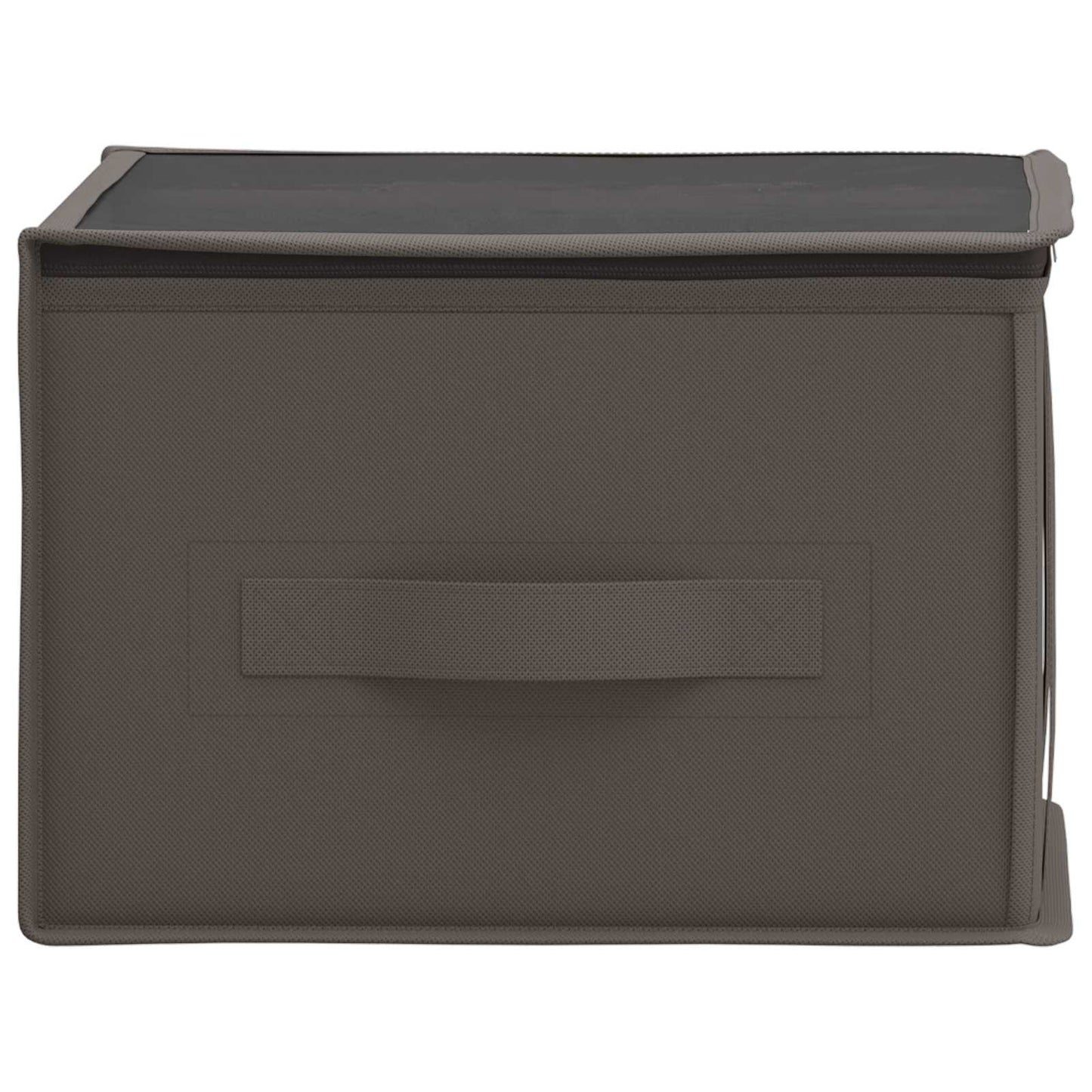Storage Box with Transparent Top Window Grey 50 x 30 x 25 cm