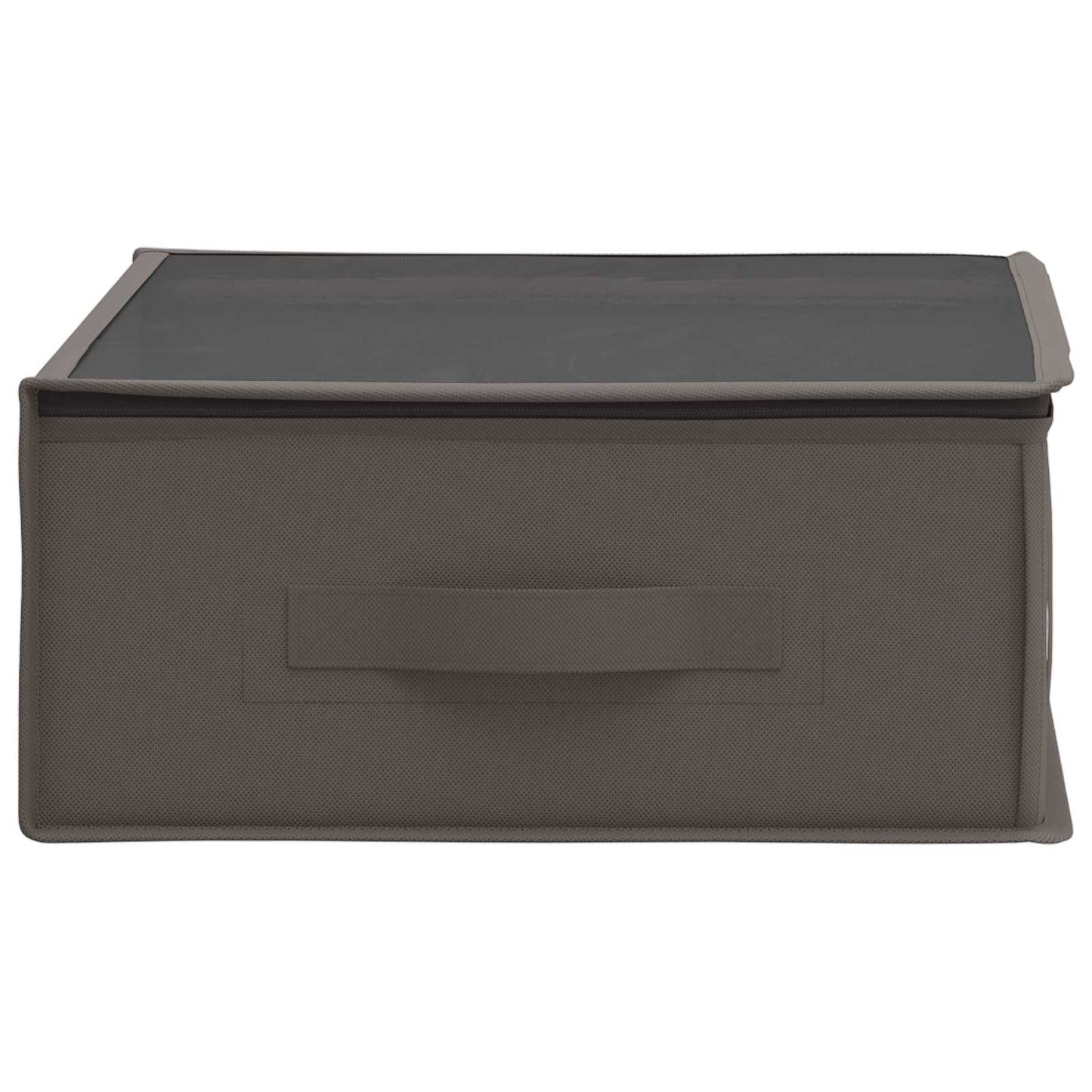 Storage Box with Transparent Top Window Grey 70 x 40 x 18 cm