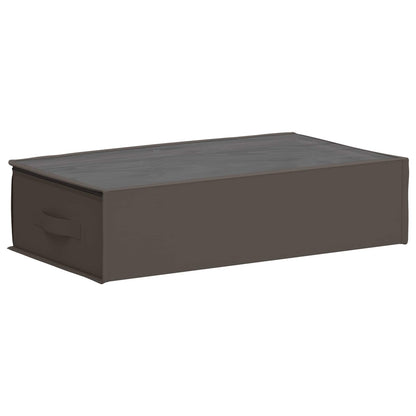 Storage Box with Transparent Top Window 2 pcs Grey