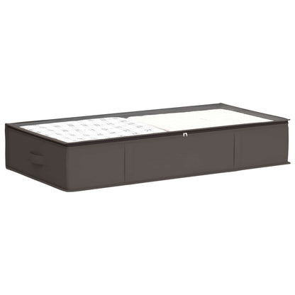 Storage Box with Transparent Top Window 2 pcs Grey