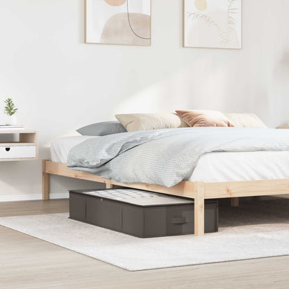 Storage Box with Transparent Top Window Grey 100 x 50 x 18 cm