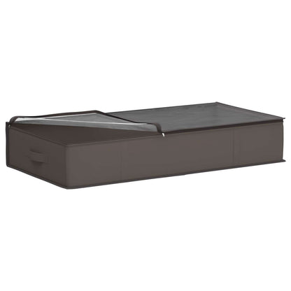 Storage Box with Transparent Top Window 6 pcs Grey