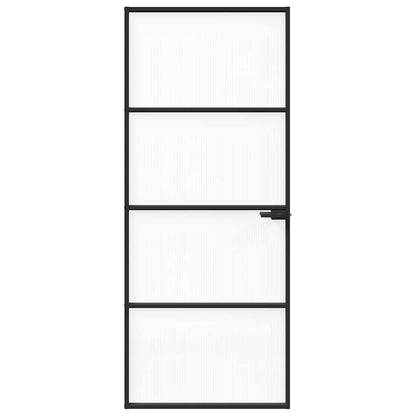 Home Door 83 x 201.5 x 3.5 cm Aluminium and Tempered Glass