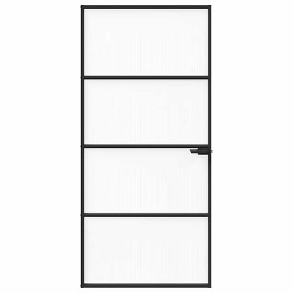Home Door 93 x 201.5 x 3.5 cm Aluminium and Tempered Glass