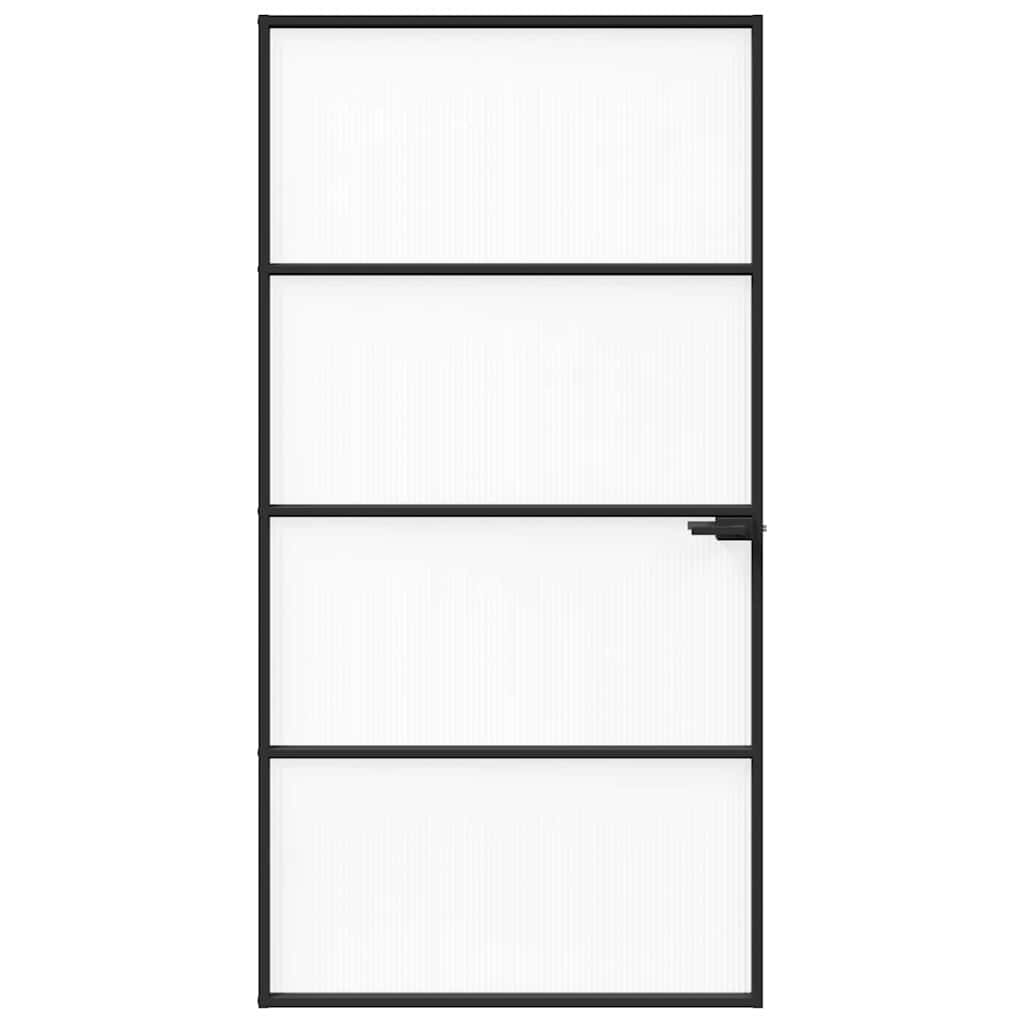 Home Door 102 x 201.5 x 3.5 cm Aluminium and Tempered Glass