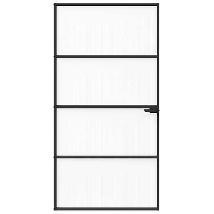 Home Door 102 x 201.5 x 3.5 cm Aluminium and Tempered Glass